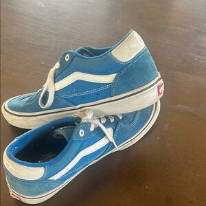 Vans Blue and White Sneakers